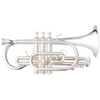 Bb-Cornet 3142 - Silver plated